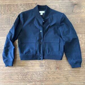 Rachel Zoe Navy Bomber Size L